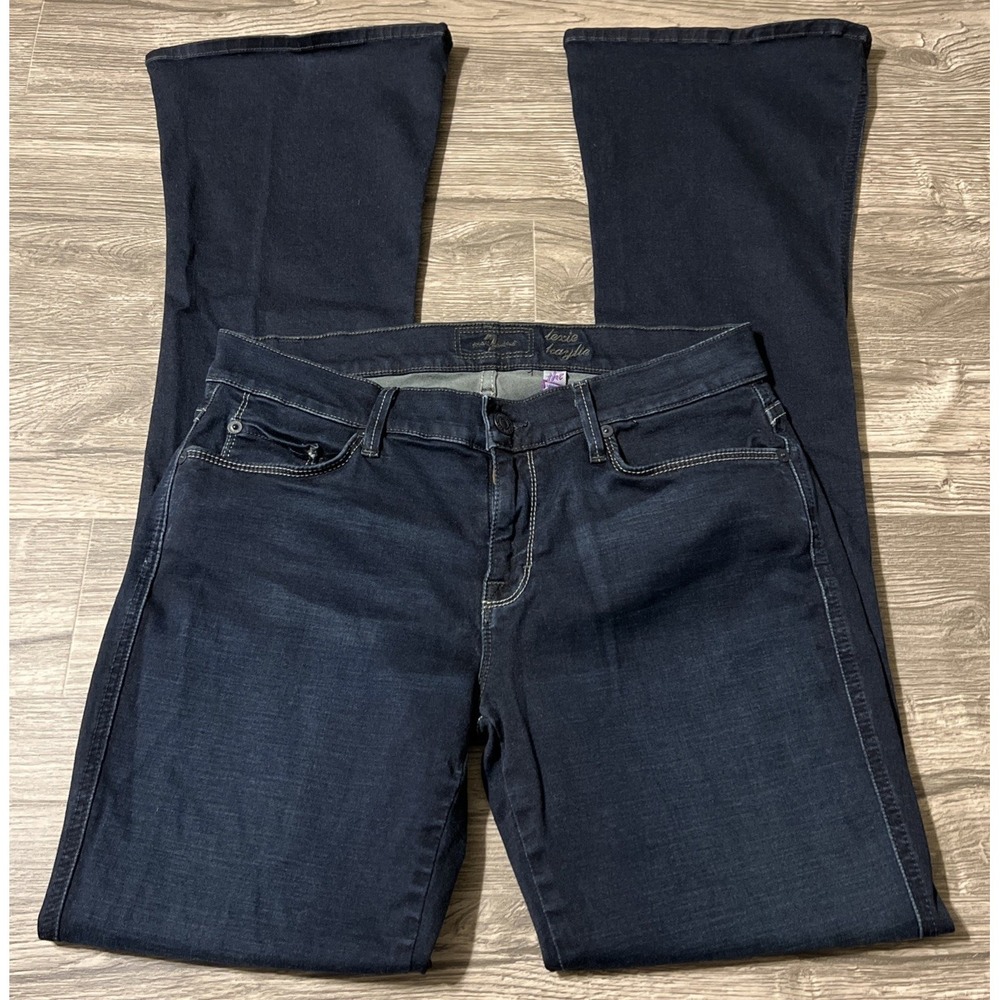 7 For All Mankind Women's Lexie Kaylie Petite Boot Low‎ Rise USA Jeans SZ 29x33 - Picture 2 of 10